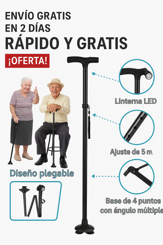 Baston plegable LED Winer – Camina con seguridad y confianza
