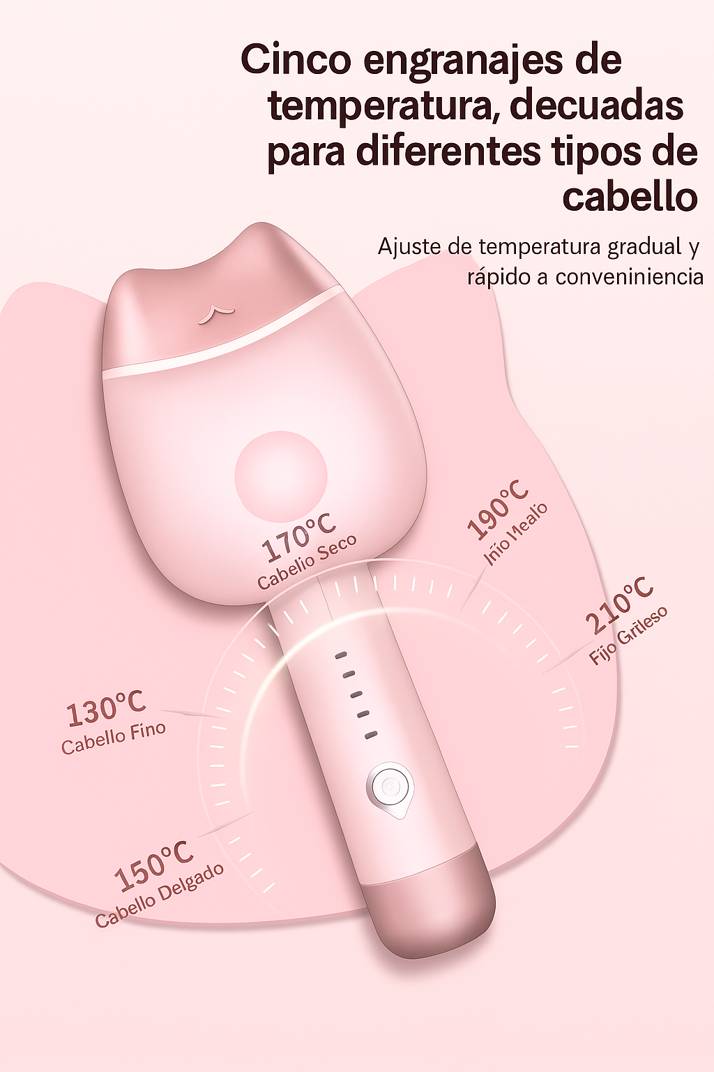 Gato Rizos Cute Maquina para hacer Rulos