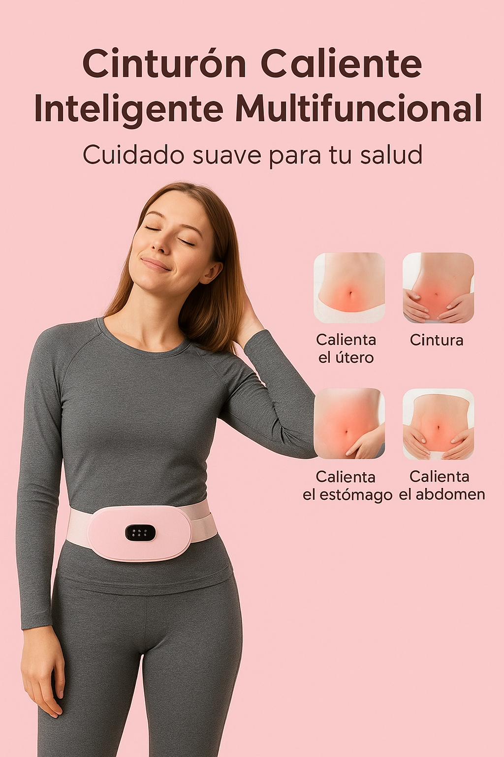 Cinturón eléctrico Alivia cólicos rápidamente